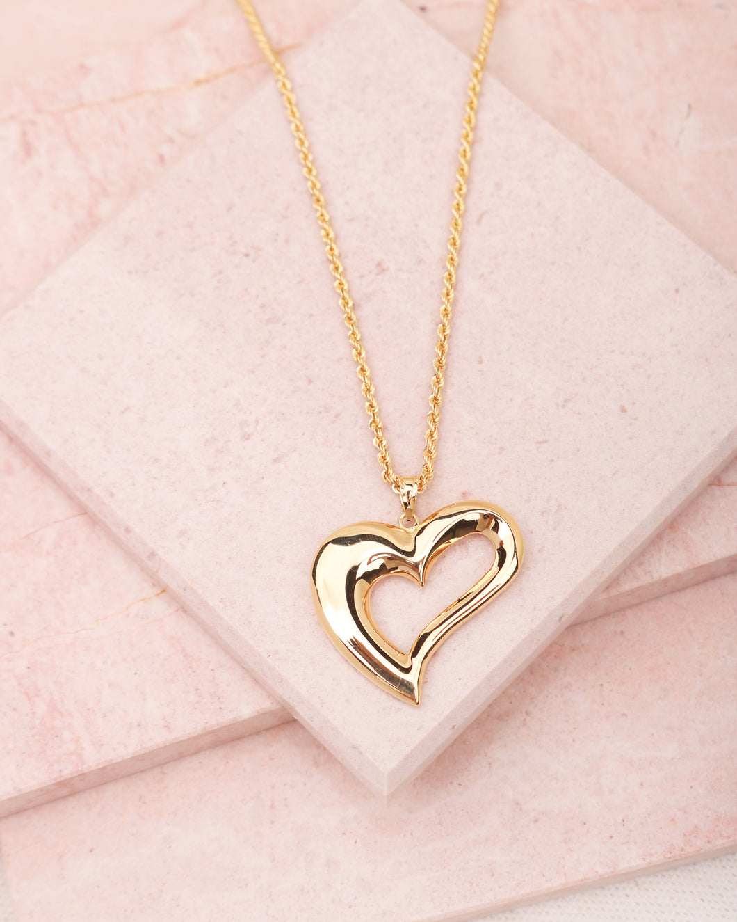 Open Heart Necklace