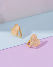 Load image into Gallery viewer, Sparkling Heart Earrings
