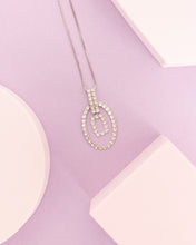 Load image into Gallery viewer, Open Oval Necklace
