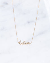 Load image into Gallery viewer, Reminder Necklace - Believe
